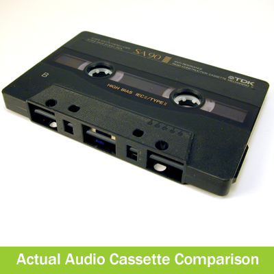 Audio Cassette Tape to CD Transfer Service Platinum 60 Minute Tape 